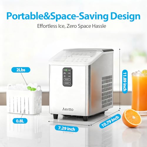 Fast Countertop Ice Maker