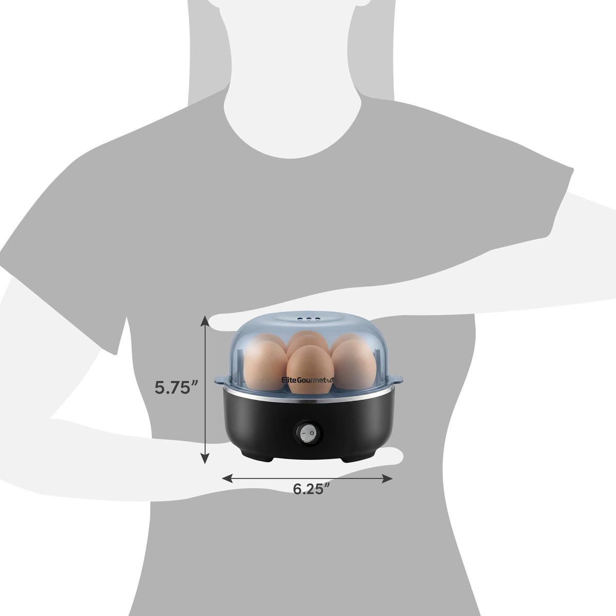 Compact 7-Egg Cooker