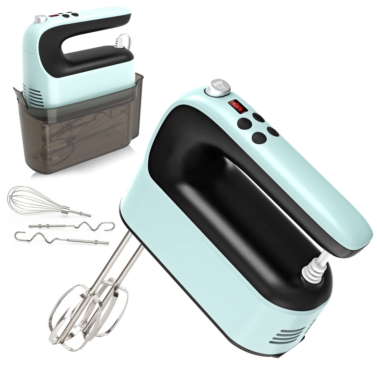 400W 9-Speed Digital Hand Mixer