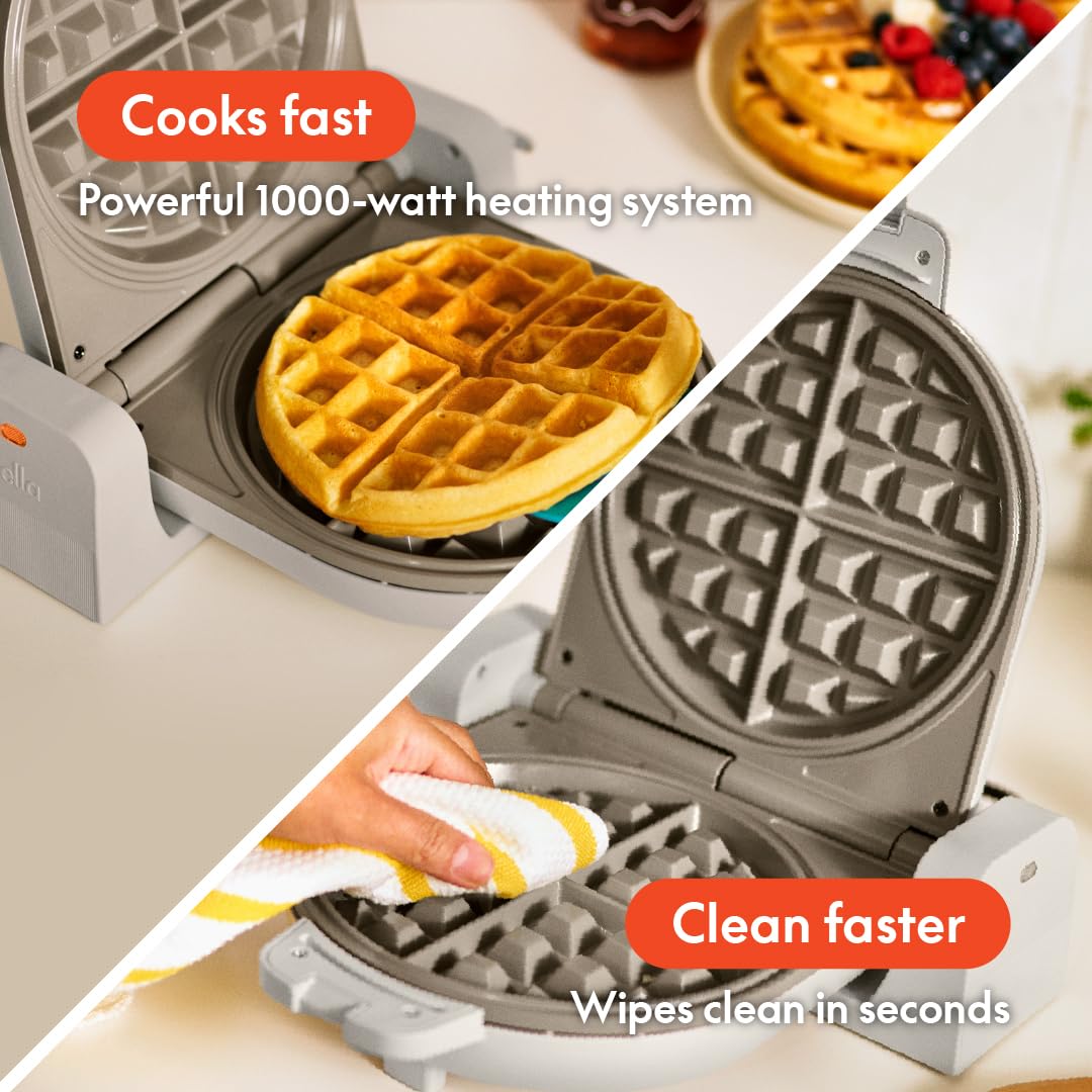 Rotating Ceramic Belgian Waffle Maker