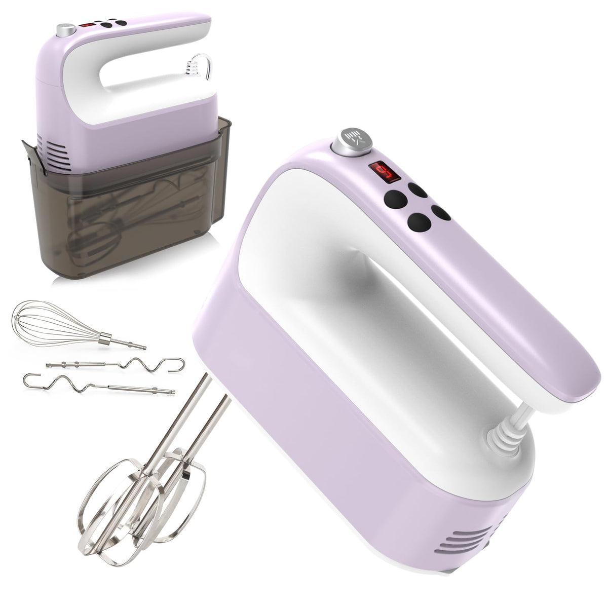 400W 9-Speed Digital Hand Mixer