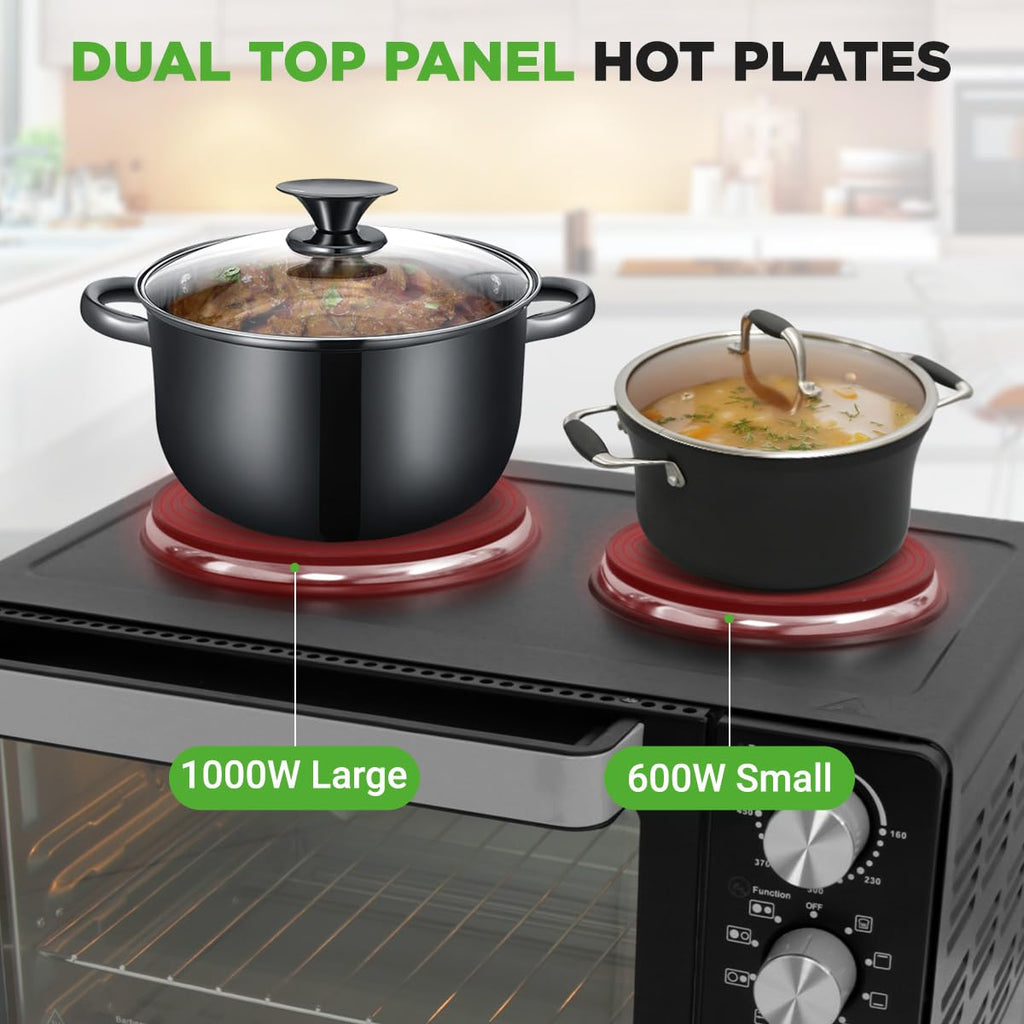 30-Quart Convection Oven with Hot Plates