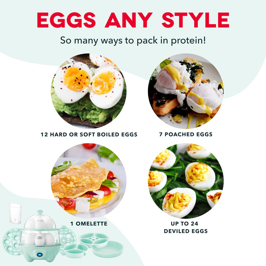 12-Egg Cooker and Steamer