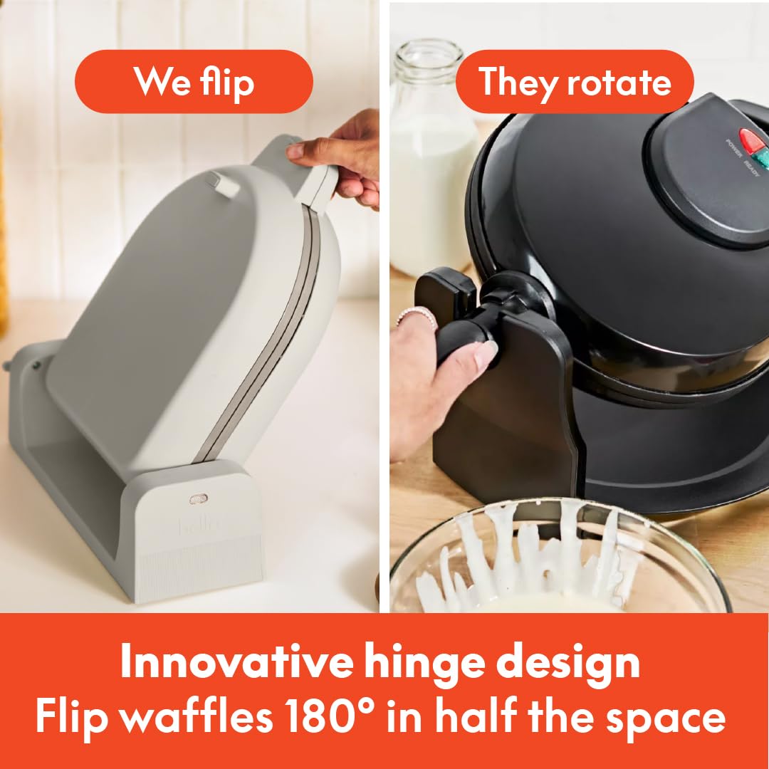 Rotating Ceramic Belgian Waffle Maker