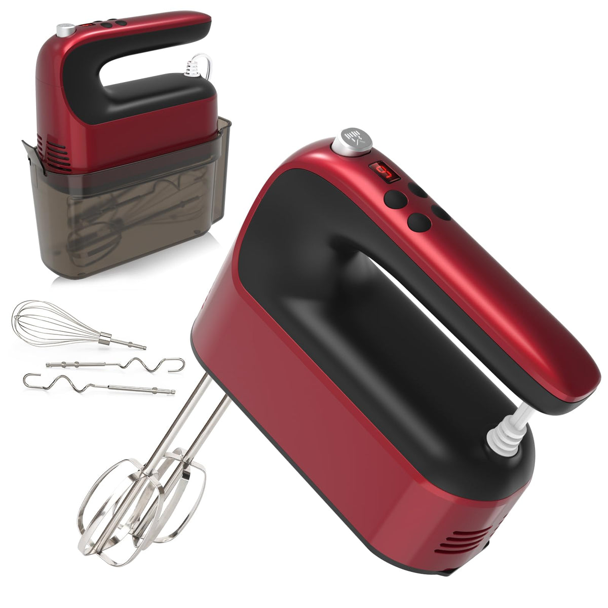400W 9-Speed Digital Hand Mixer