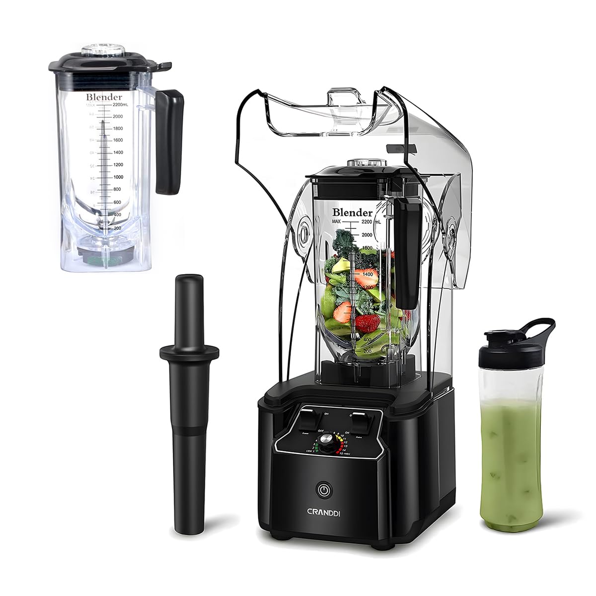 2200W 80oz Quiet Blender