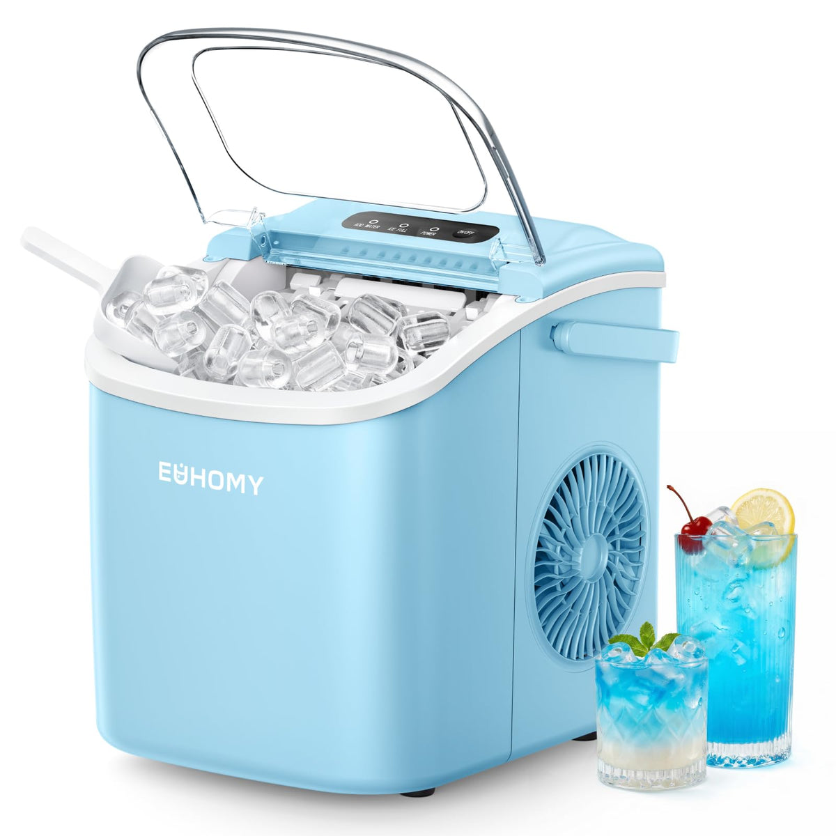 Compact 26lb Countertop Ice Maker