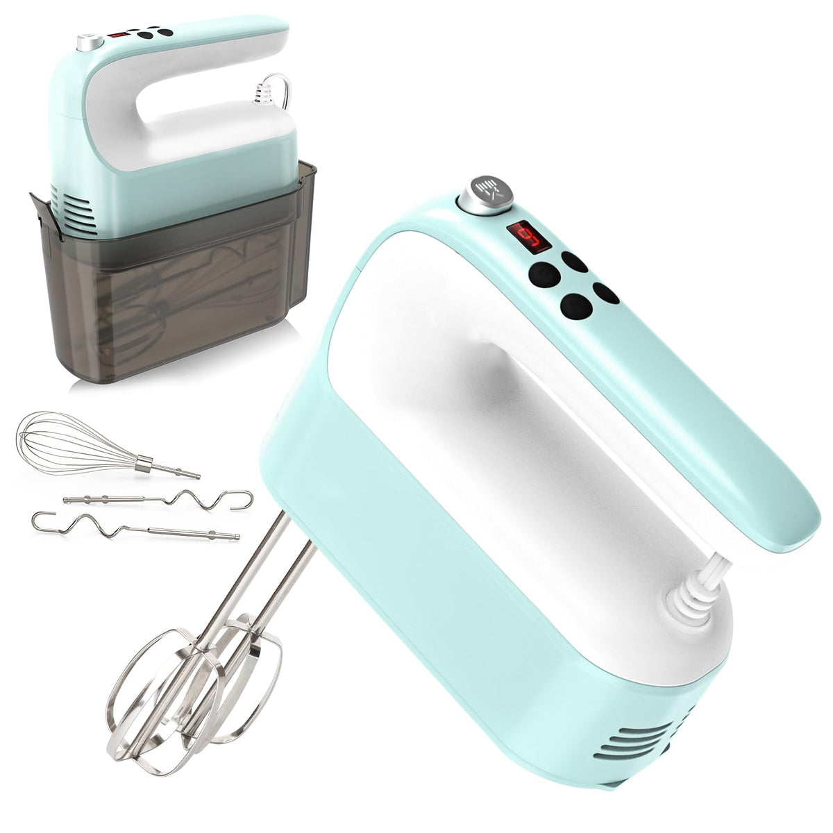 400W 9-Speed Digital Hand Mixer