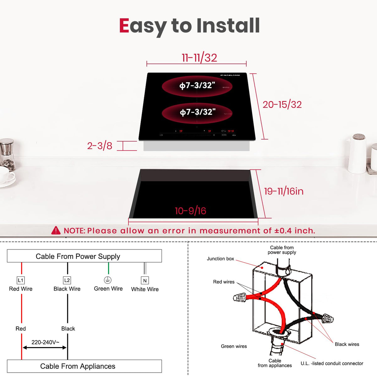 Built-In Induction Cooktop