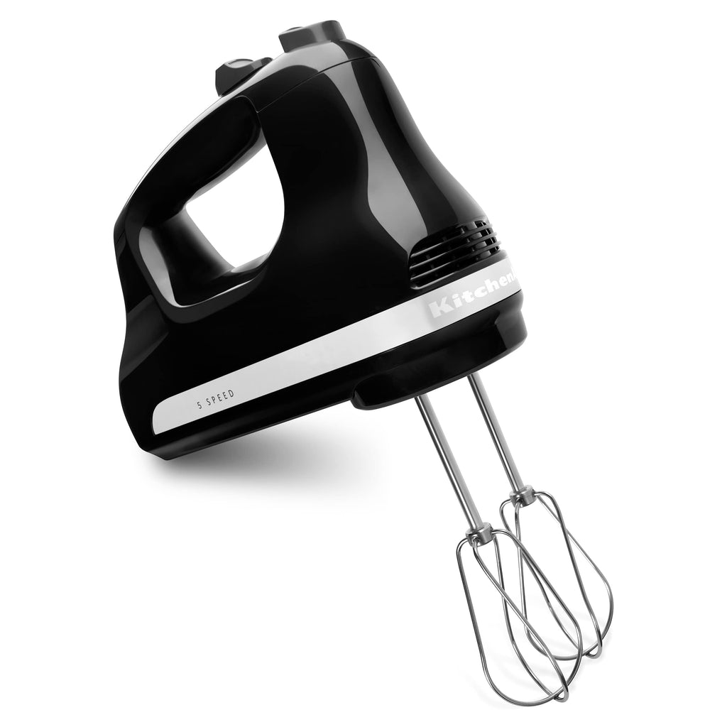 5-Speed Hand Mixer with Dough Hooks