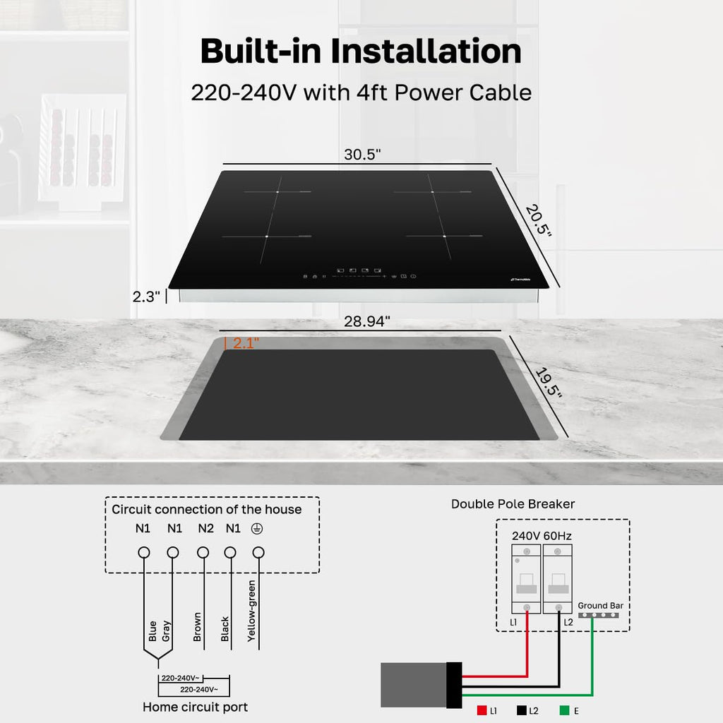 Multi-Zone Induction Cooktop