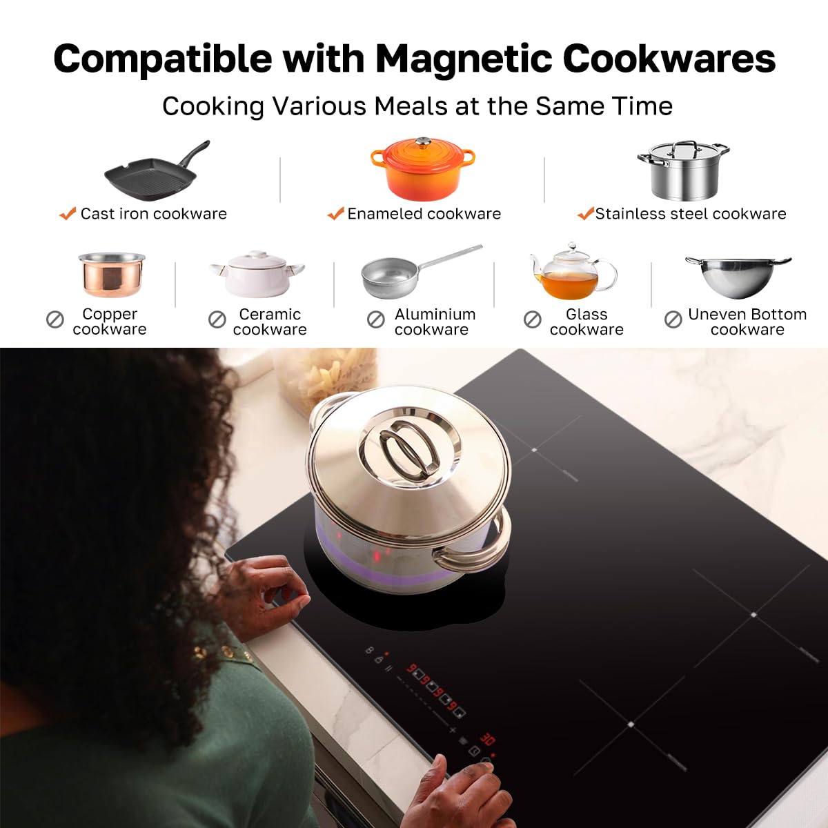 Multi-Zone Induction Cooktop
