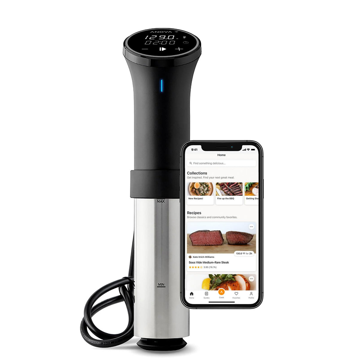 1100W Dual-Band Wi-Fi Sous Vide Cooker
