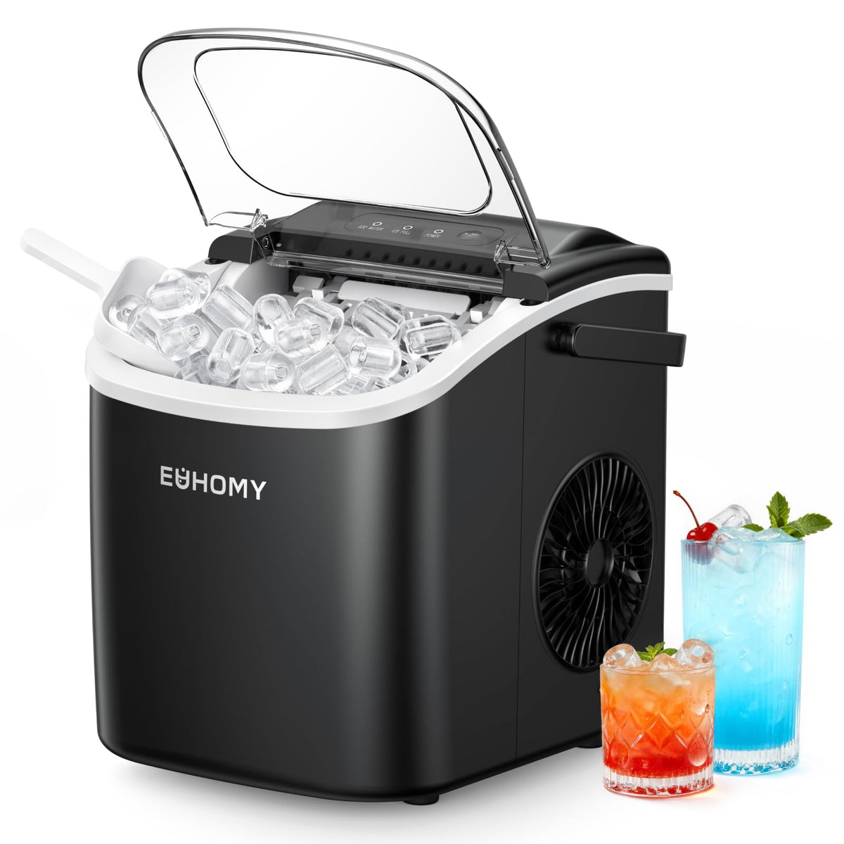 Compact 26lb Countertop Ice Maker