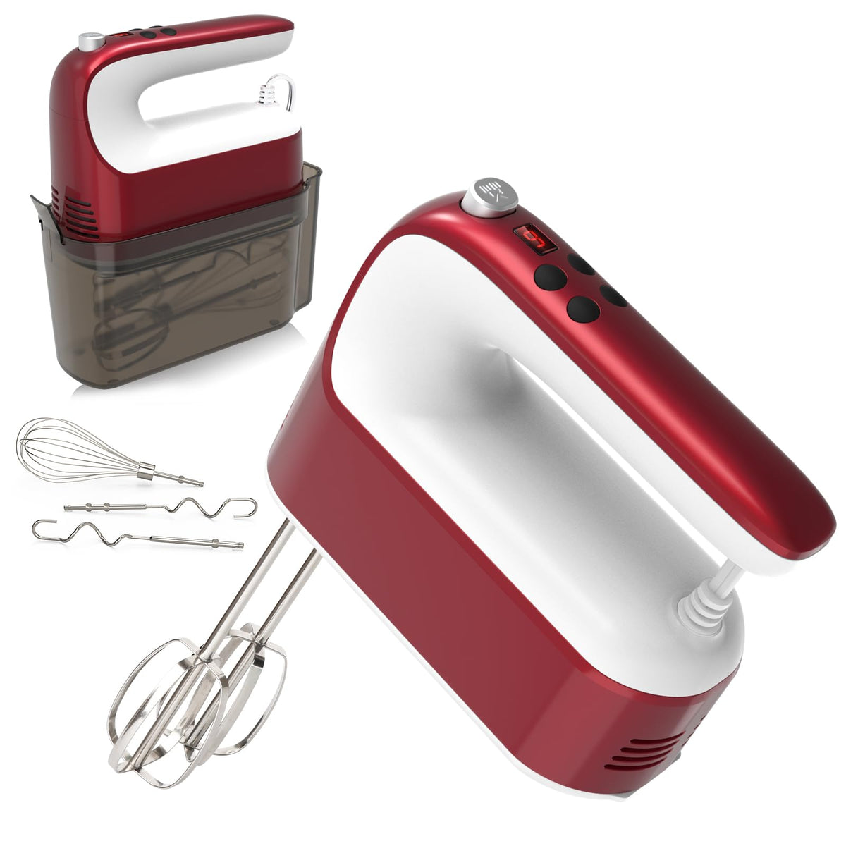 400W 9-Speed Digital Hand Mixer