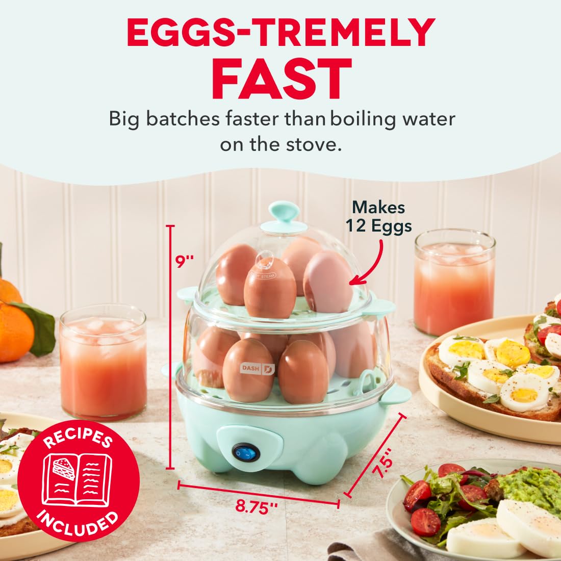 12-Egg Cooker and Steamer