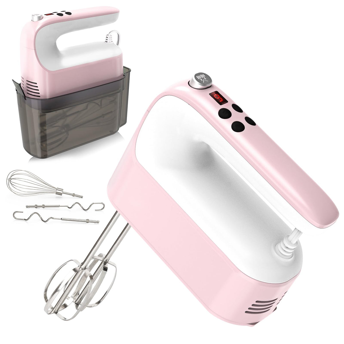 400W 9-Speed Digital Hand Mixer