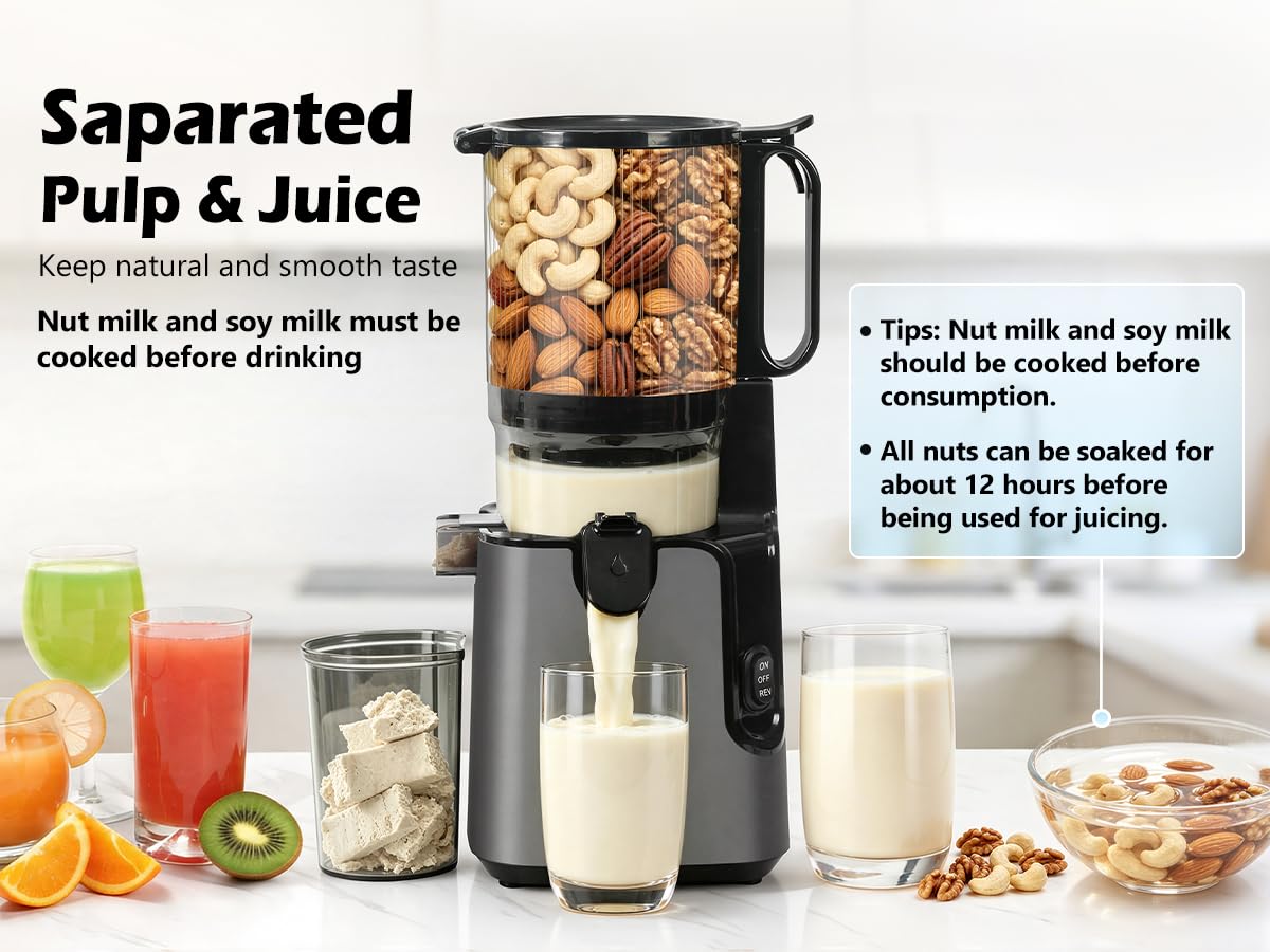 400W Wide-Chute Cold Press Juicer