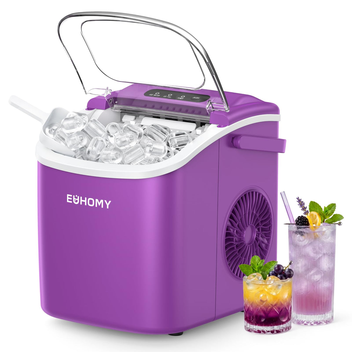 Compact 26lb Countertop Ice Maker