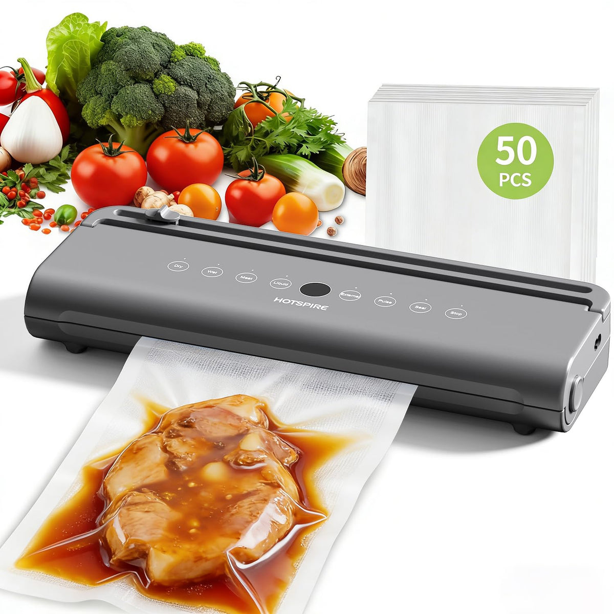 135W Food Vacuum Sealer