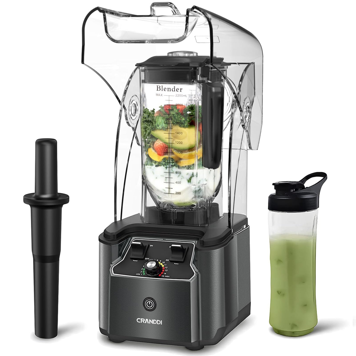 2200W Quiet Commercial Blender