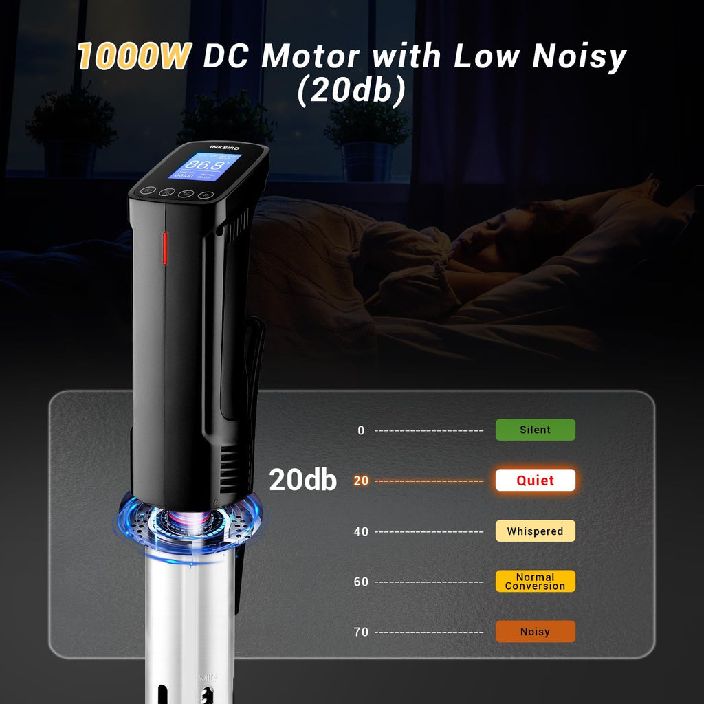 1000W Wi-Fi Sous Vide Cooker