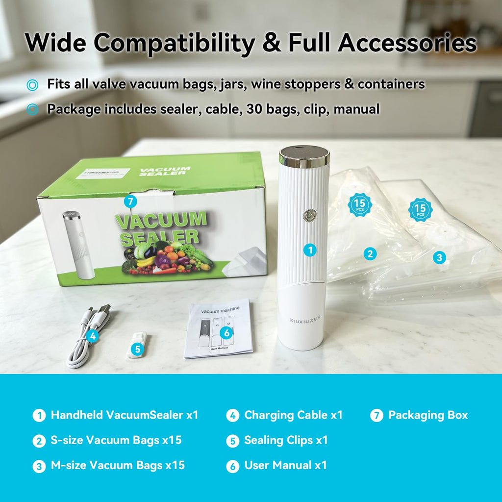 Rechargeable Handheld Vacuum Sealer