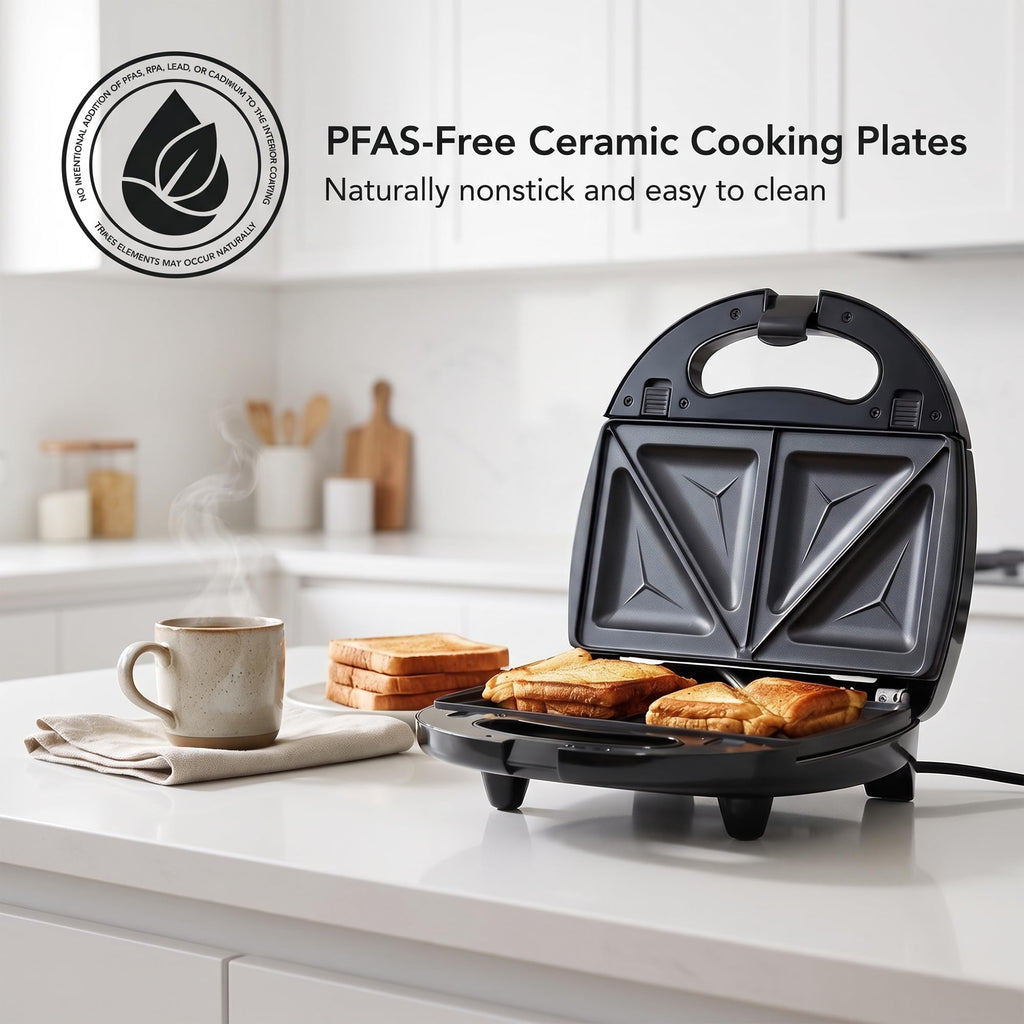 3-in-1 Sandwich, Waffle and Grill Maker