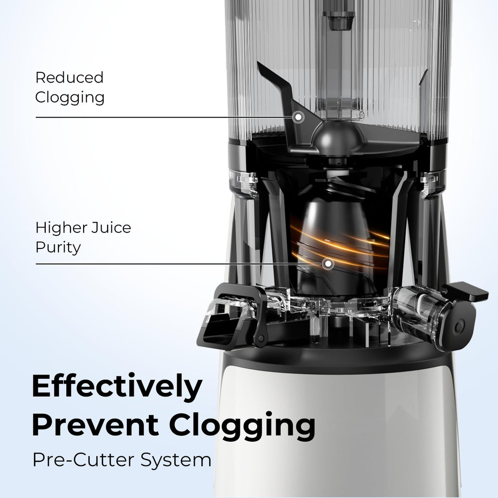 3-in-1 Wide-Chute Cold Press Juicer