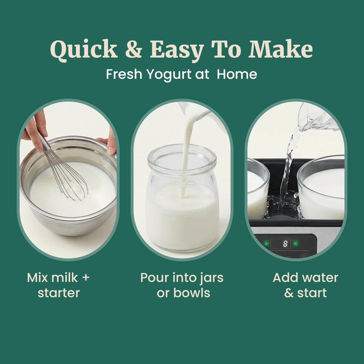 Programmable Multi-Container Yogurt Maker
