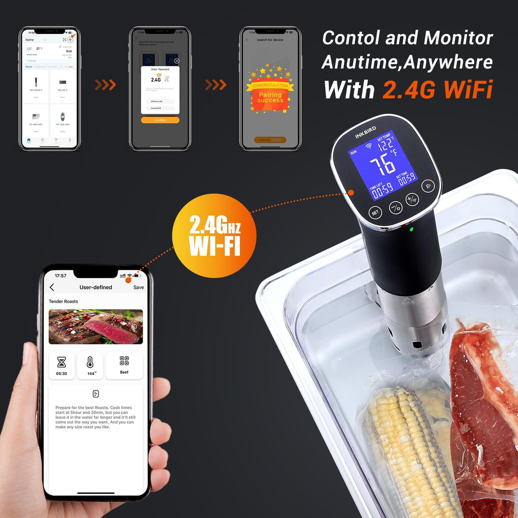 Wi-Fi Sous Vide Cooker