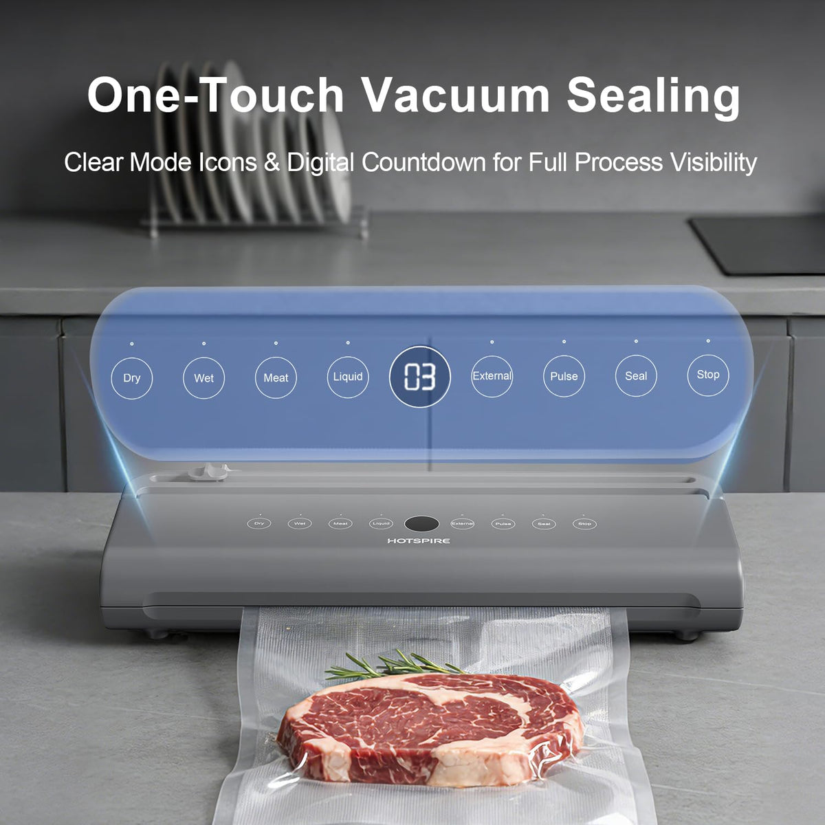 135W Food Vacuum Sealer