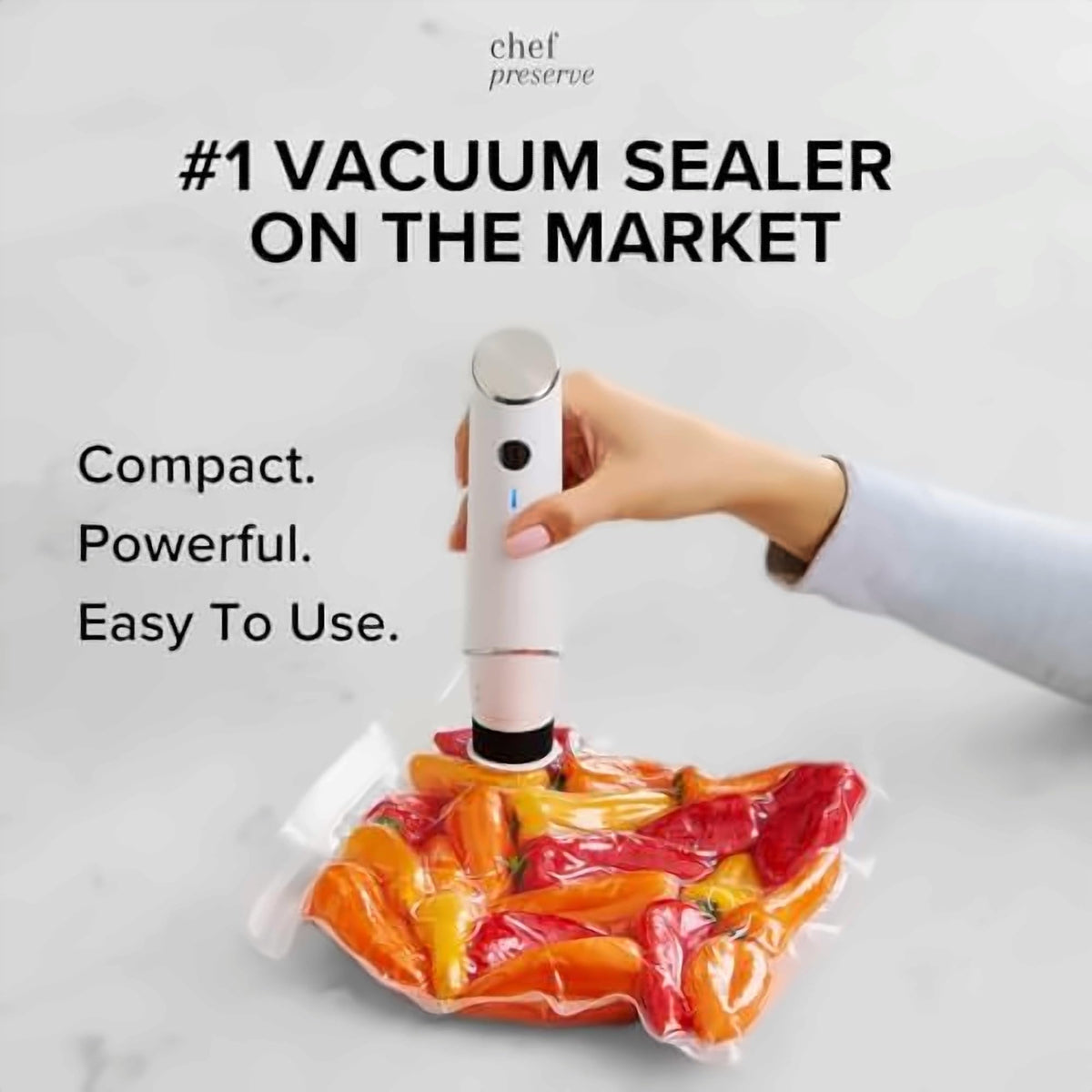 Compact Rechargeable Vacuum Sealer