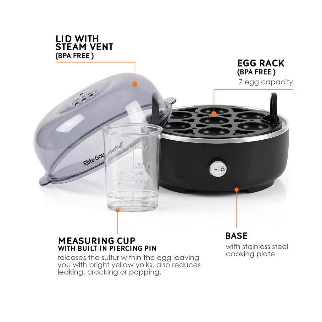 Compact 7-Egg Cooker