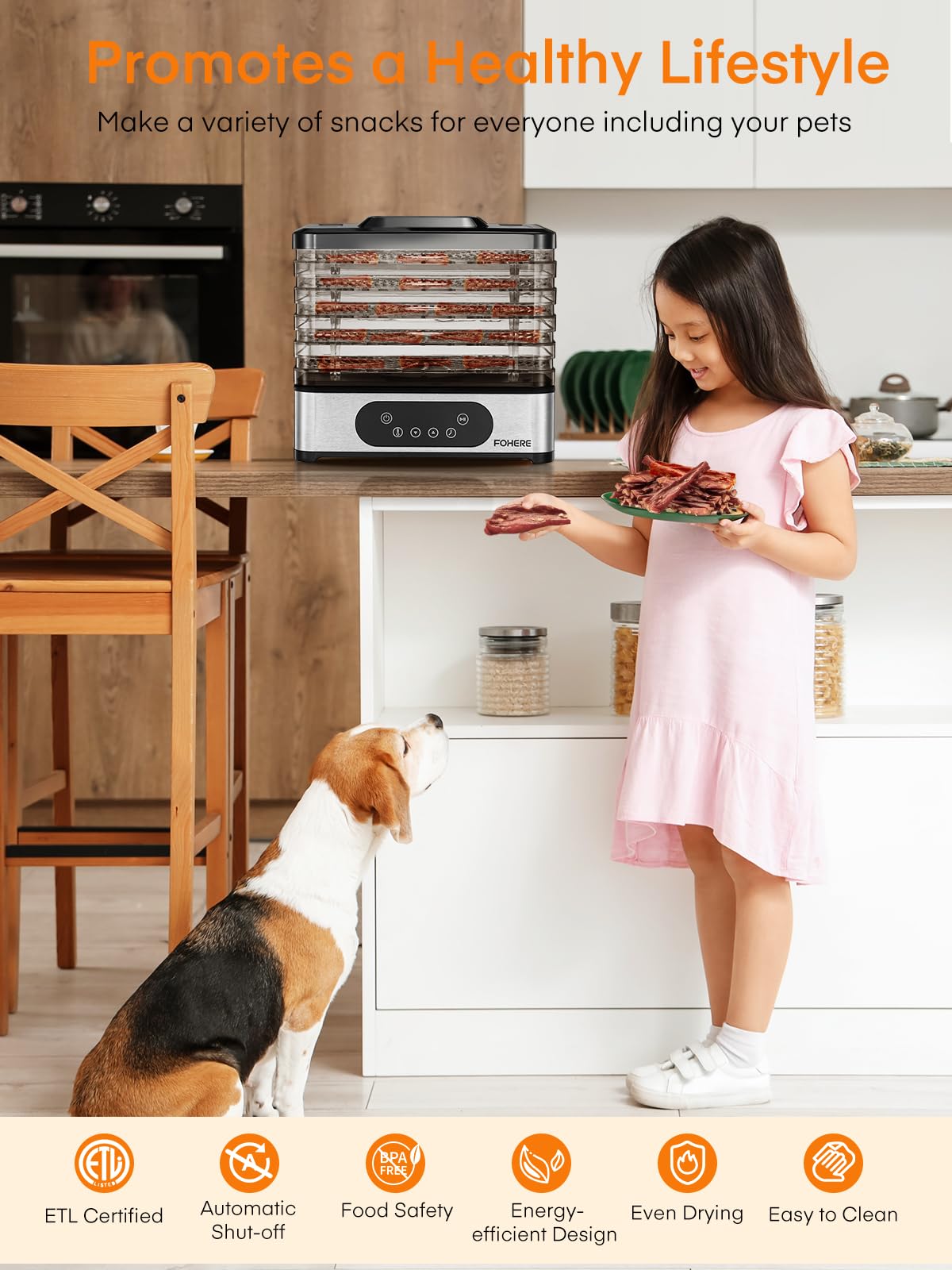 5-Tray Food Dehydrator