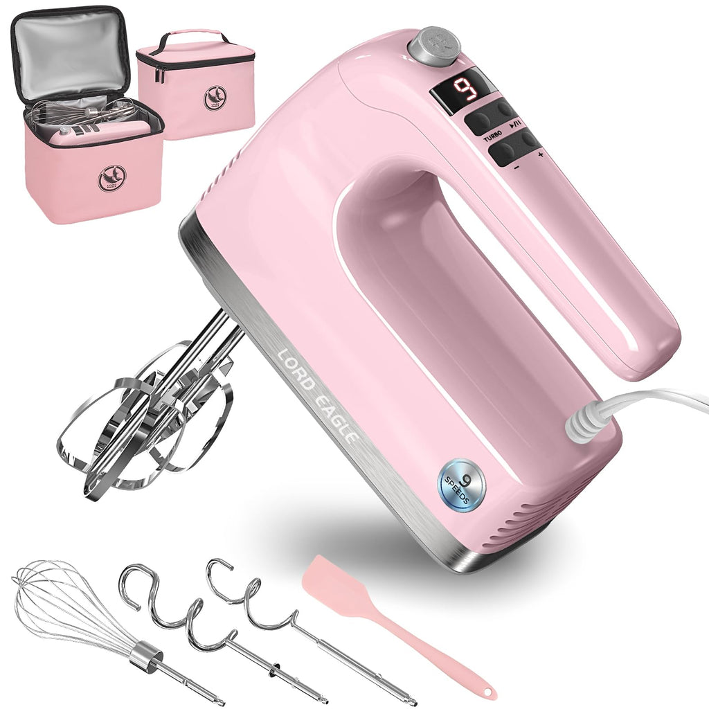 500W 9-Speed Digital Hand Mixer