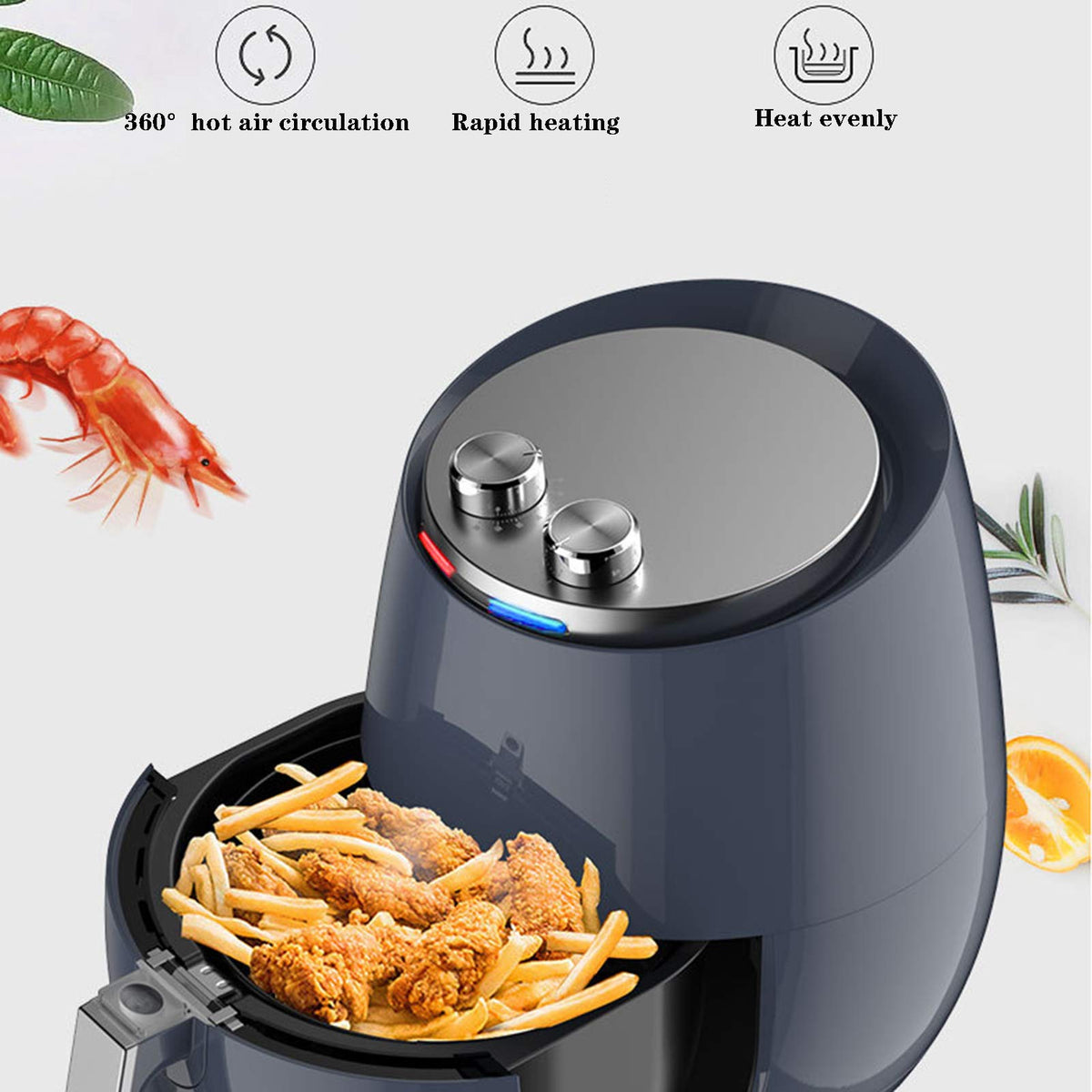 5.2L Manual Air Fryer