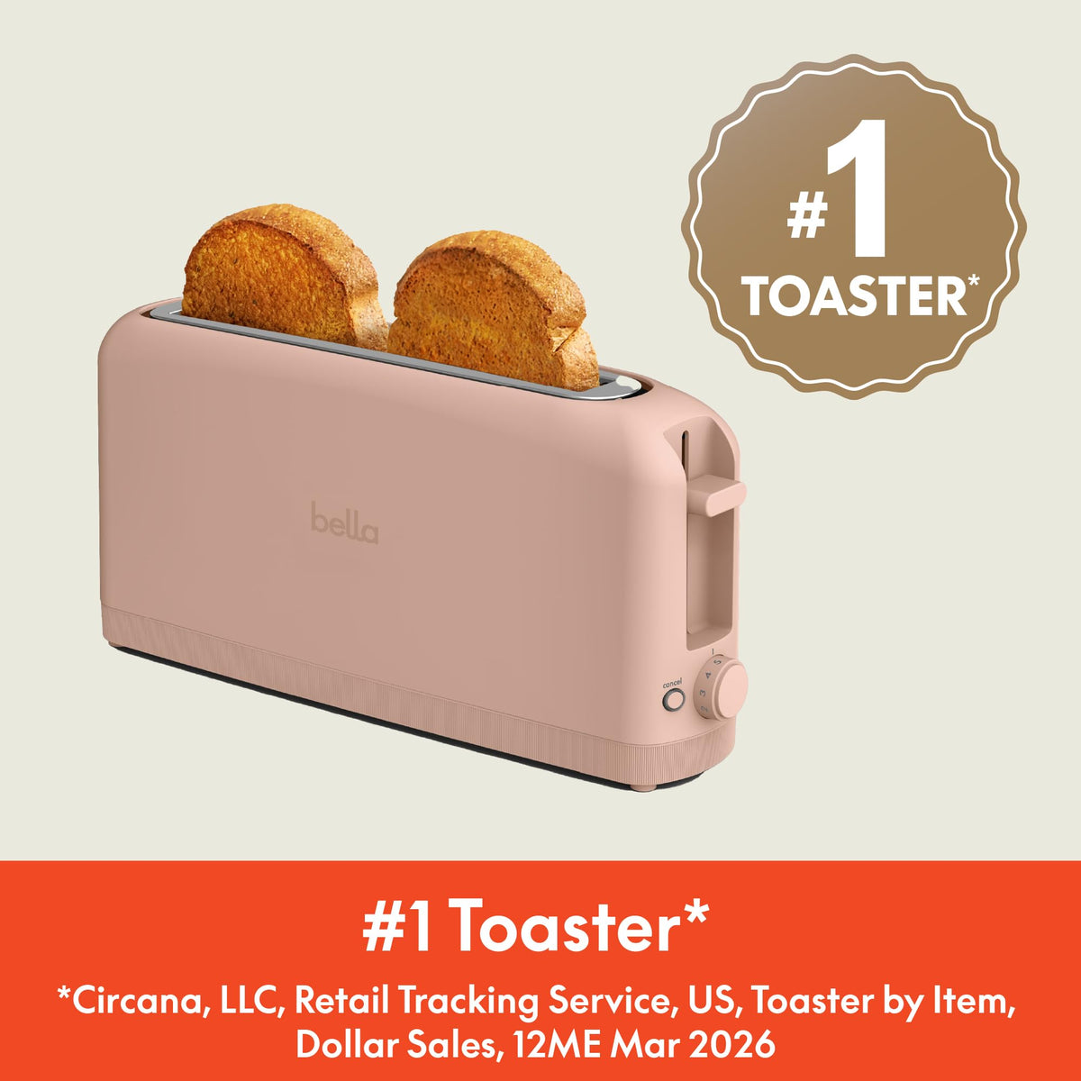 Slim 2- or 4-Slice Toaster
