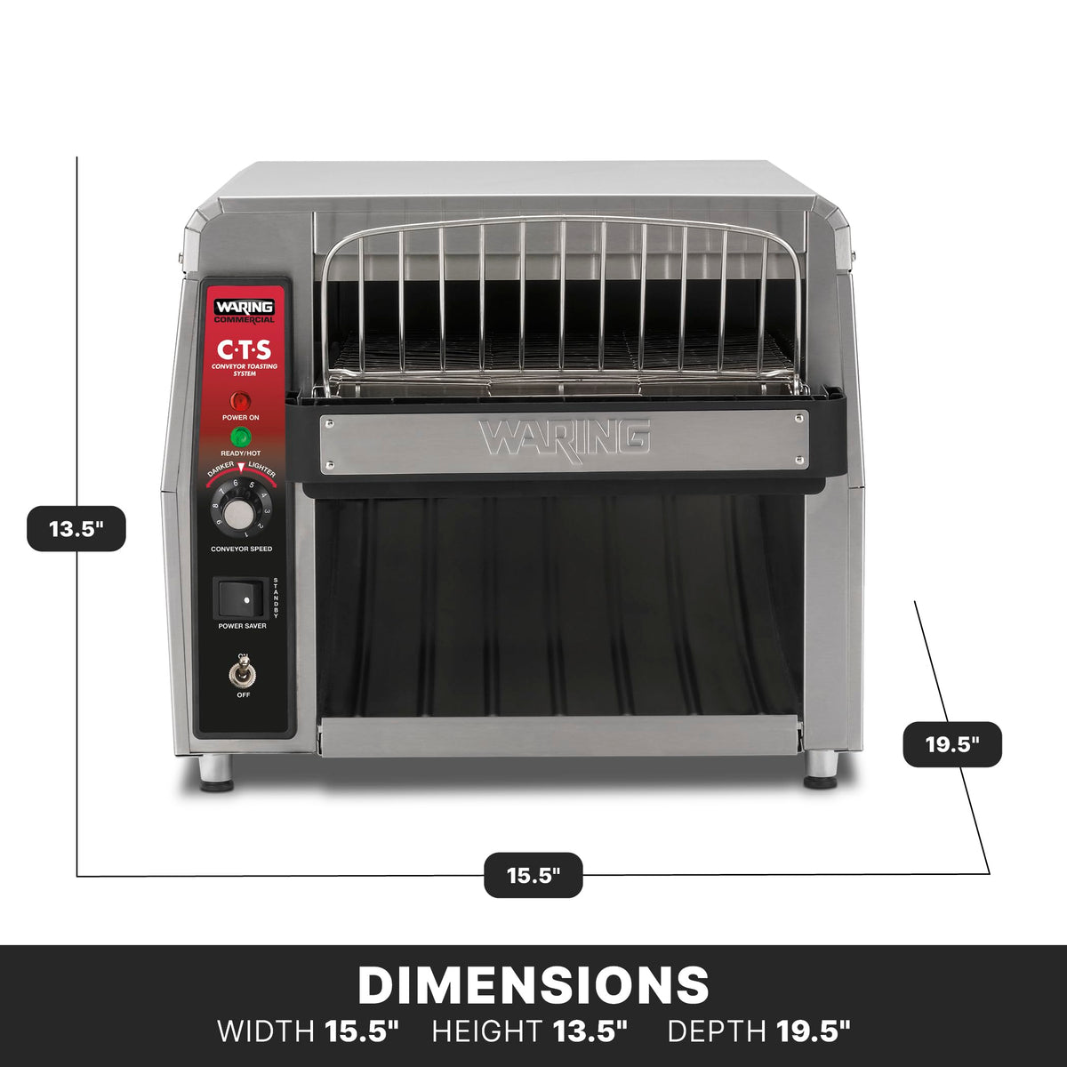 High-Capacity Commercial Conveyor Toaster