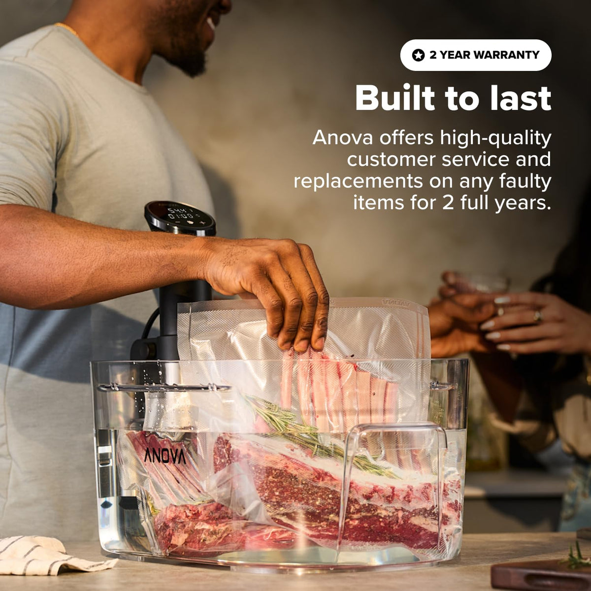 1100W Dual-Band Wi-Fi Sous Vide Cooker