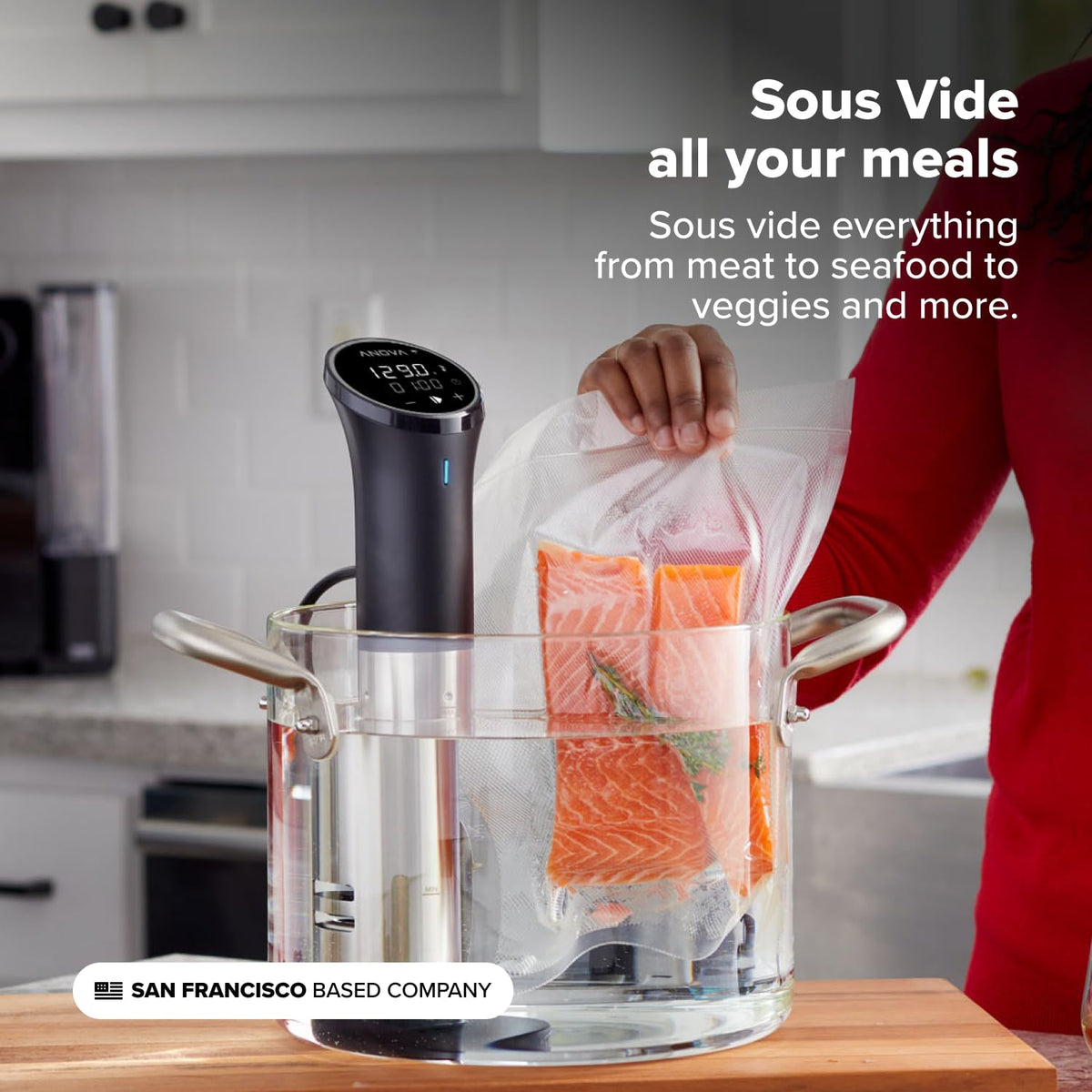 1100W Dual-Band Wi-Fi Sous Vide Cooker
