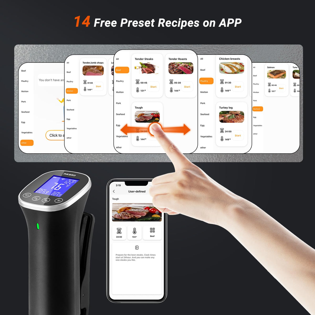 Wi-Fi Sous Vide Cooker