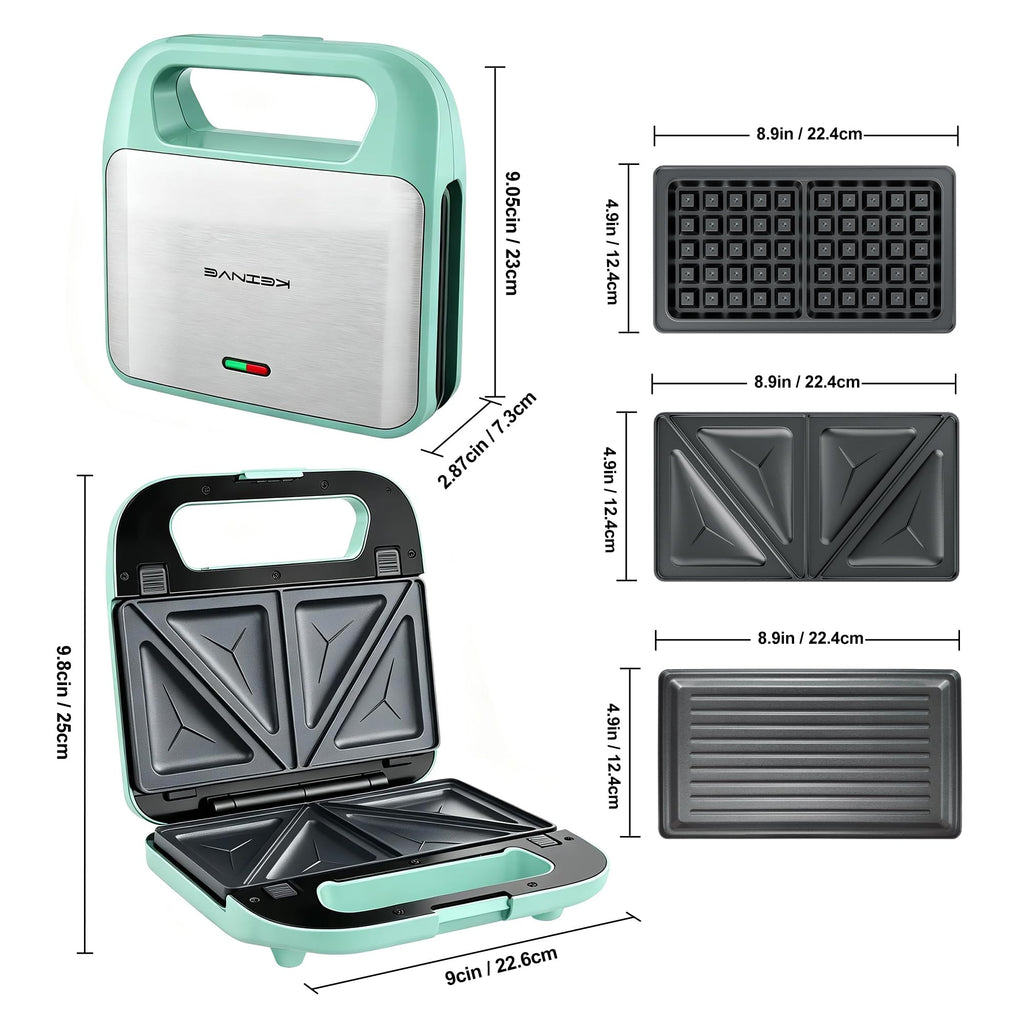 3-in-1 Waffle Maker