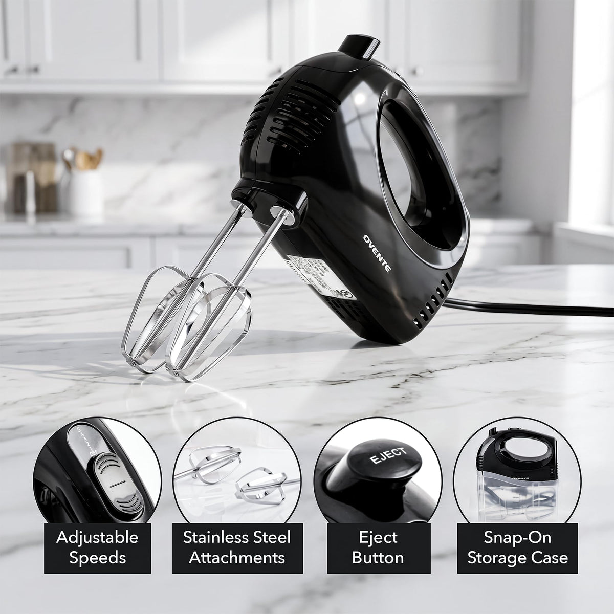 150W 5-Speed Hand Mixer