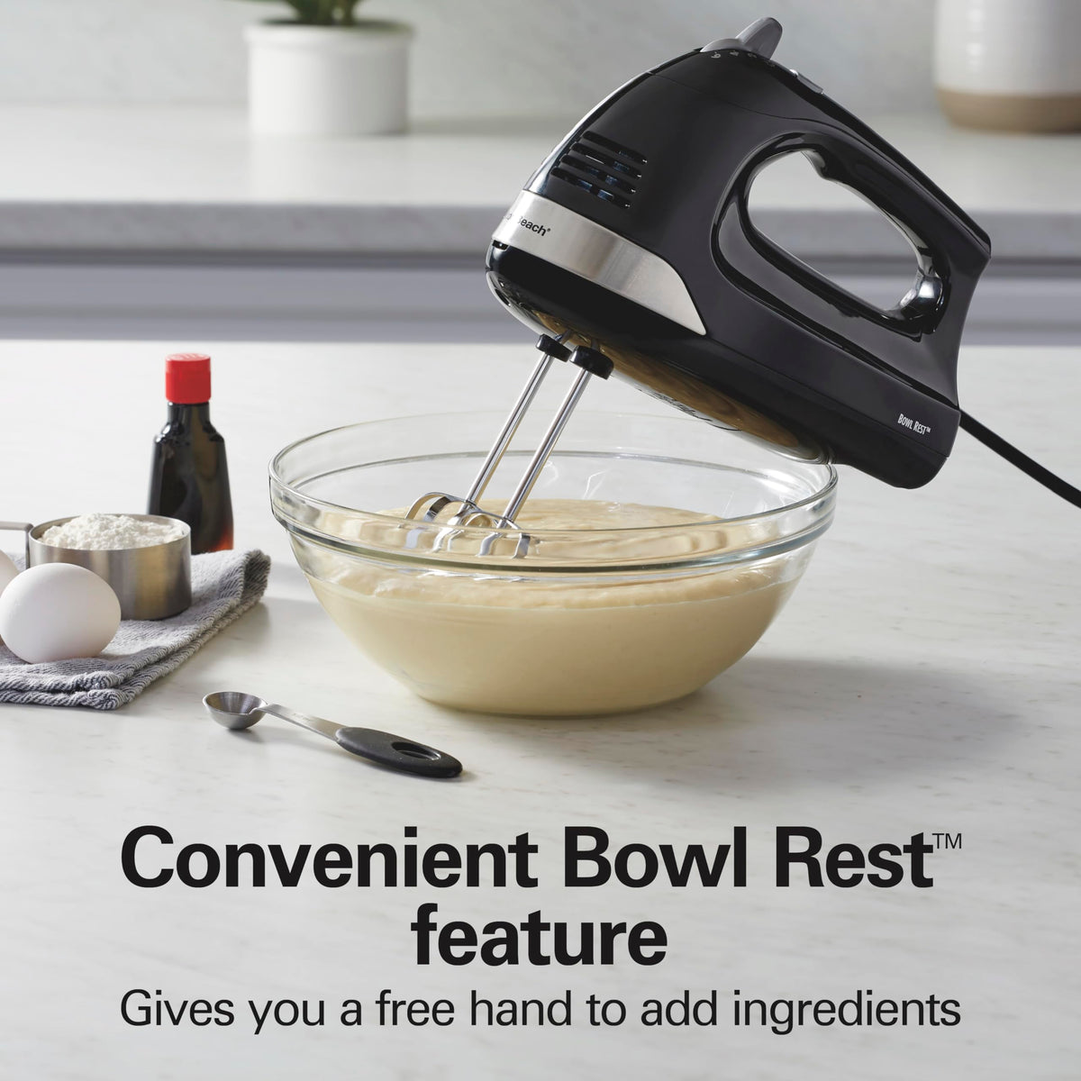 6-Speed Hand Mixer with Whisk