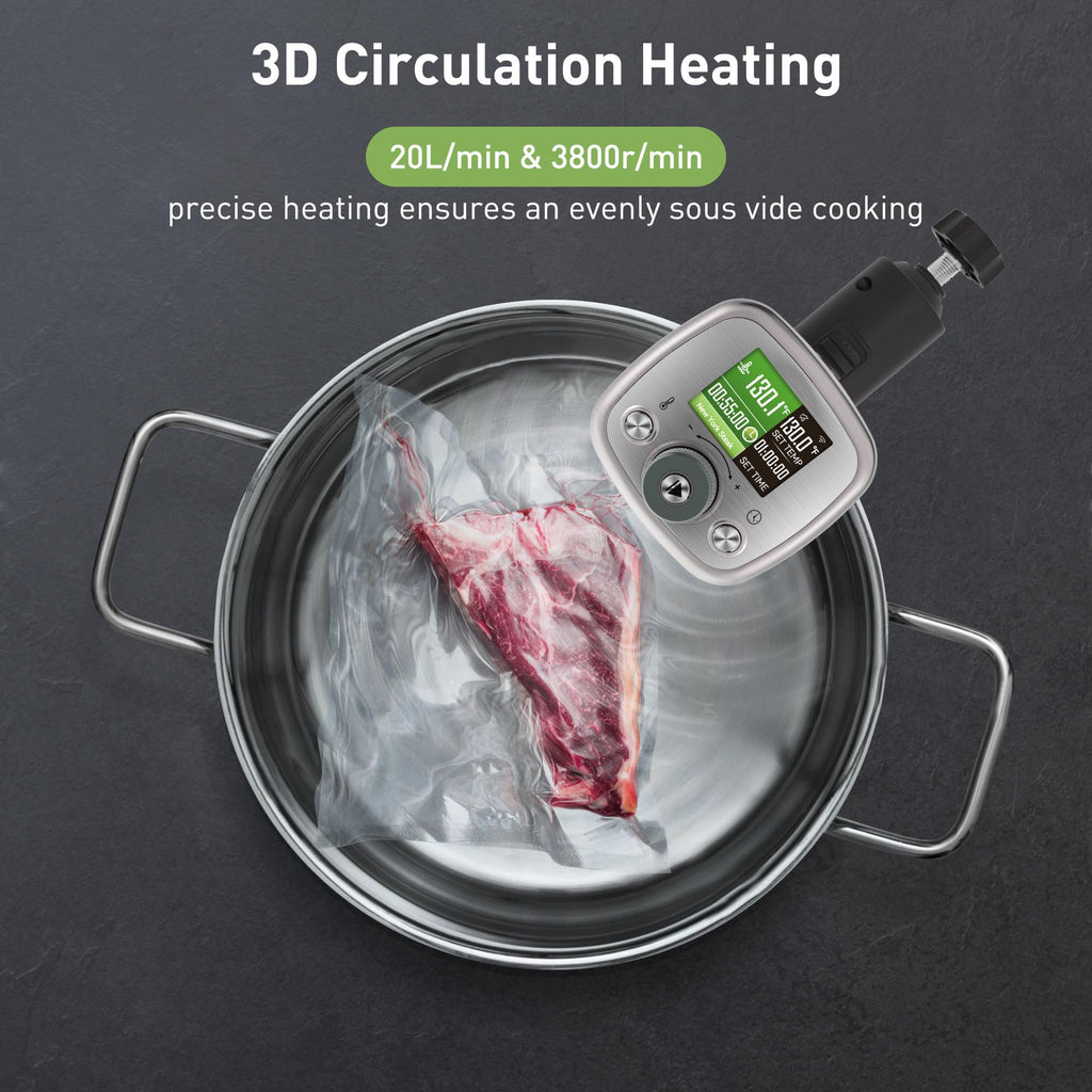 1100W Wi-Fi Sous Vide Cooker