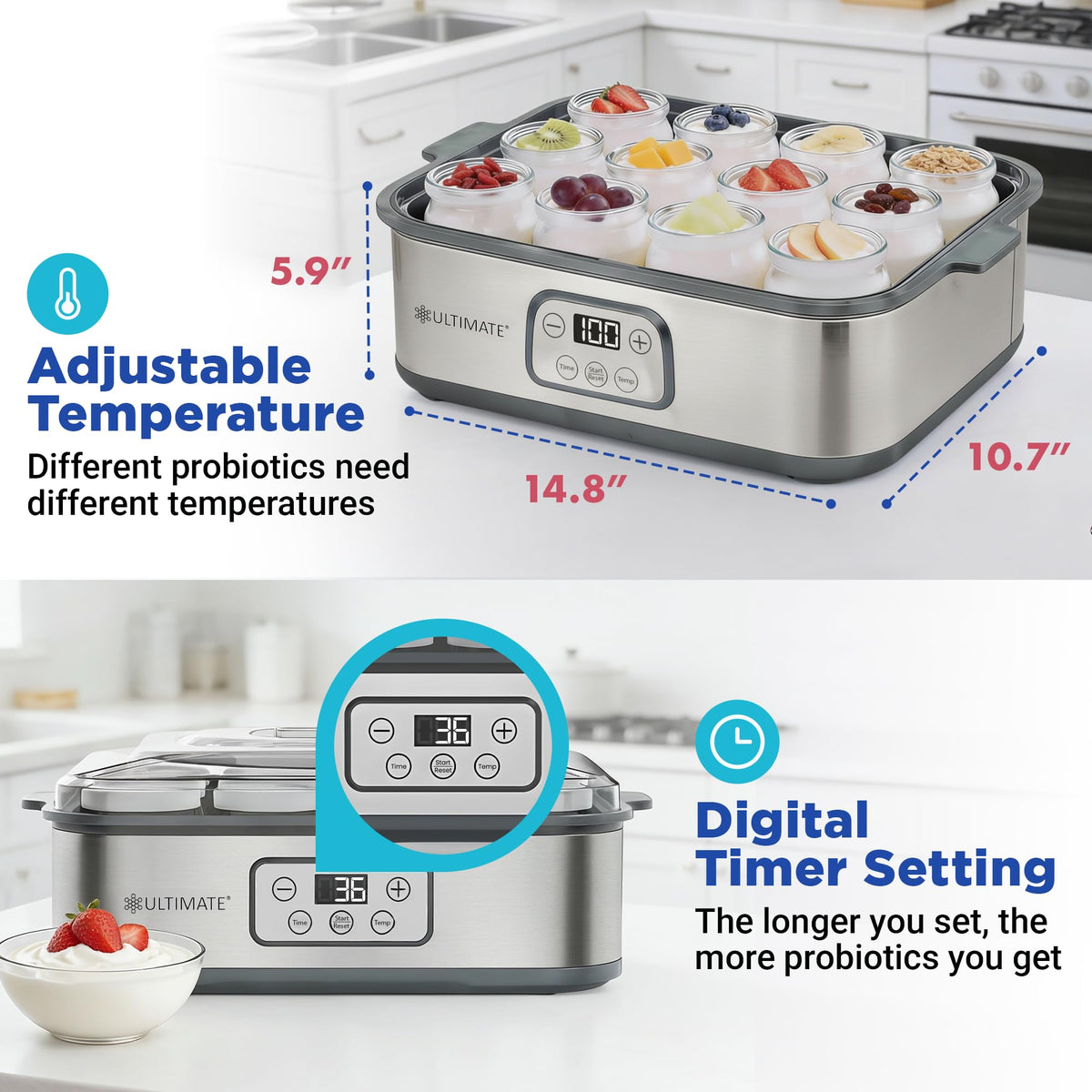 XL Probiotic Yogurt Maker