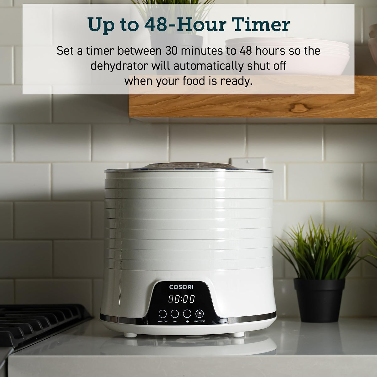 Compact 5-Tray Food Dehydrator