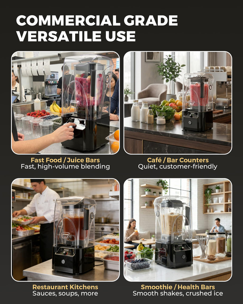 Quiet Commercial Blender