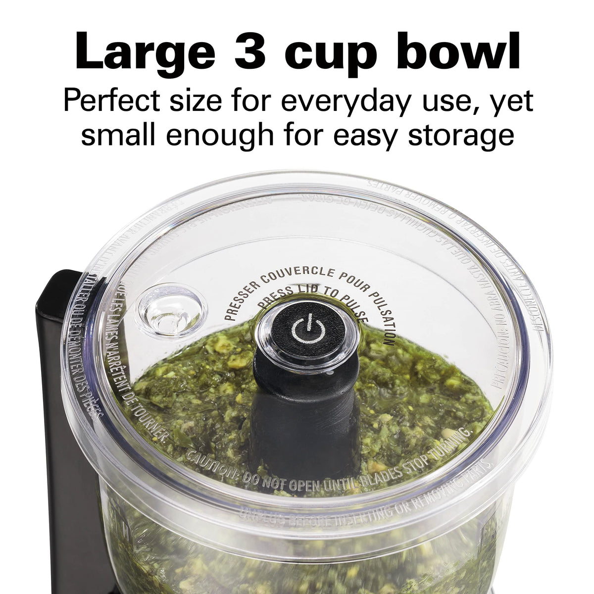 3-Cup Mini Food Processor